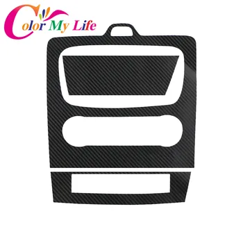 

Color My Life Car Carbon Fiber Console Protector Sticker Case For Ford Focus 2 2009 2010 2011 2012 2013 Accessories Car Styling