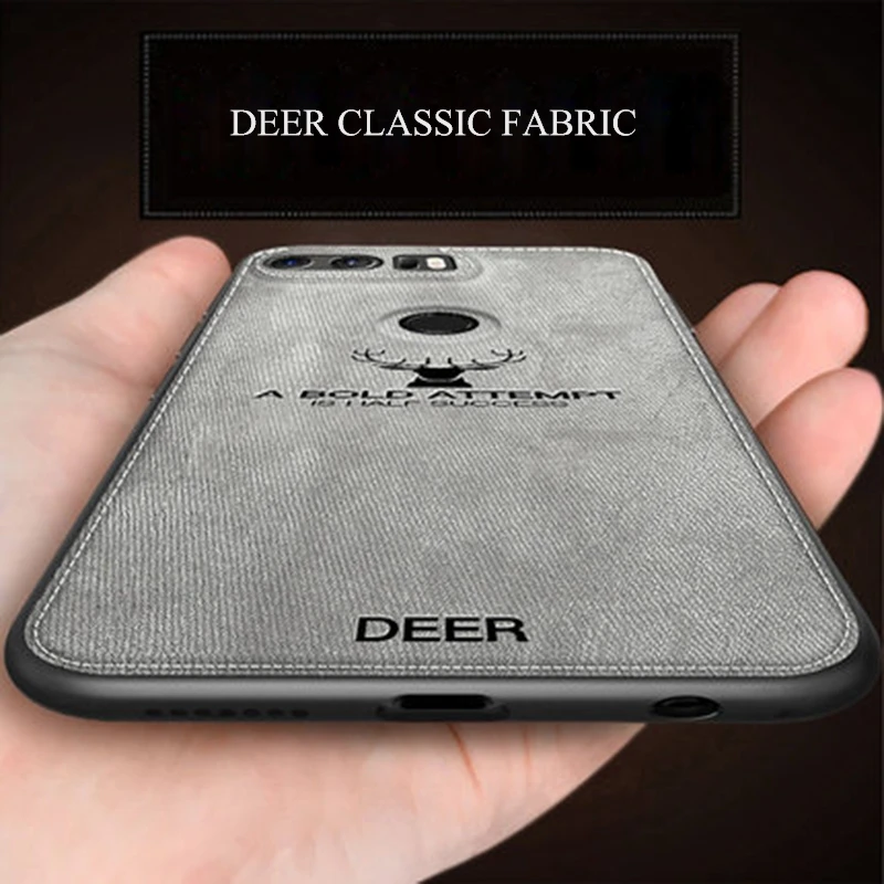 

Huawei Honor 8 case cover Honor 8 Lite back cover silicone edge deer pattern fabric shockproof case for Huawei P8 Lite 20107