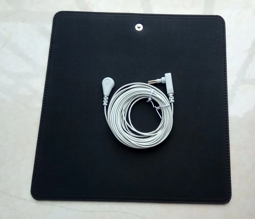 

Earthing mouse Mat 23*25cm Earth desk mat conductive kit EMF protection for health with 5meter grounding cord