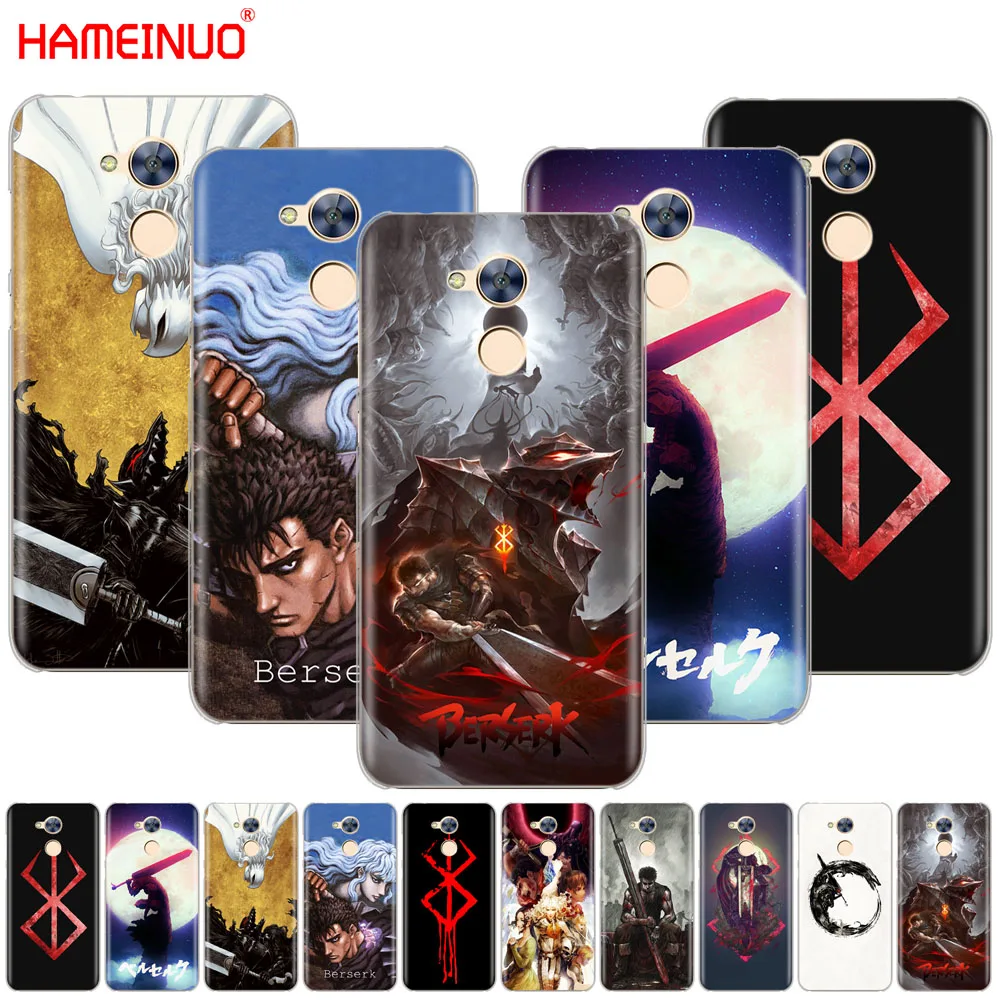 

HAMEINUO Berserk Guts Anime Cool Cover phone Case for Huawei Honor 10 V10 4A 5A 6A 7A 6C 6X 7X 8 9 LITE