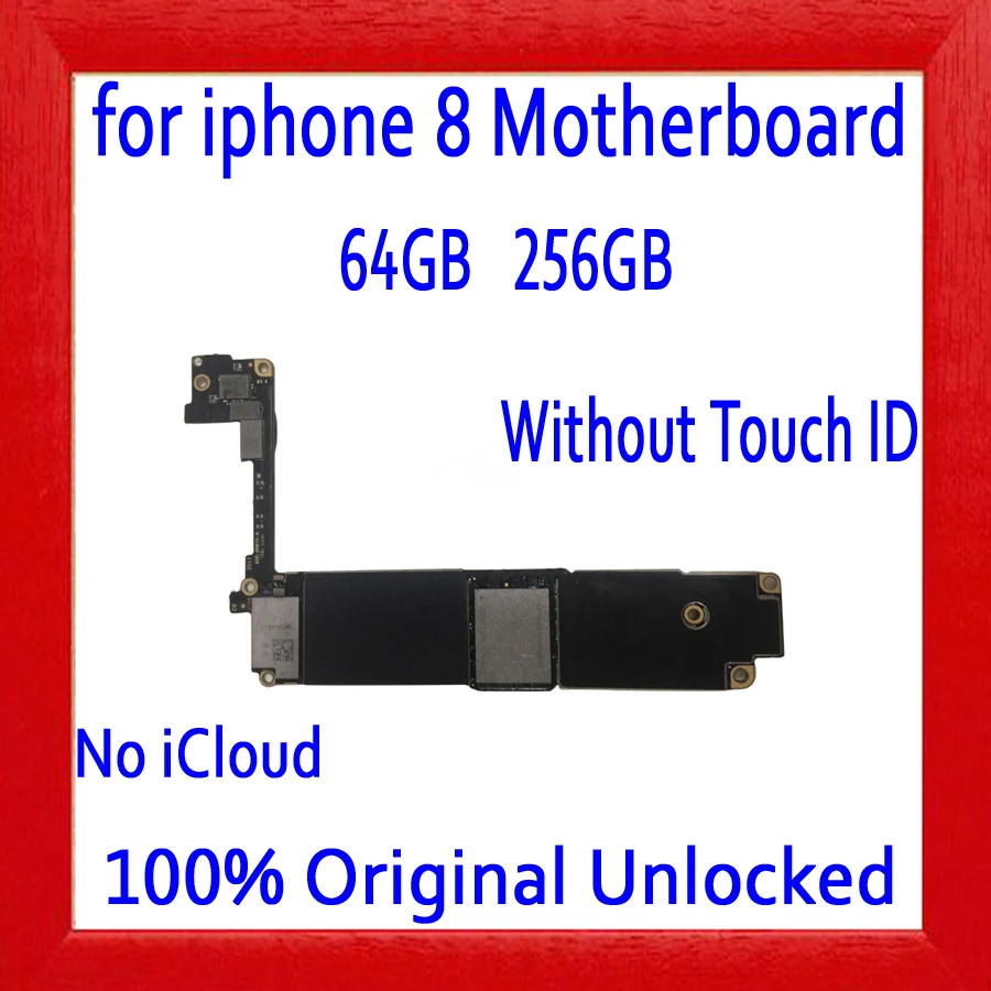 64 Гб 256 ГБ Бесплатный iCloud для iphone 8 материнская плата 100% Оригинал разблокирован