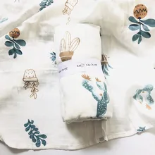 Лидер продаж; детское одеяло для пеленания; хлопковое детское одеяло с рисунком; мягкое дышащее одеяло из 70% бамбука+ 30% хлопка; 210 г