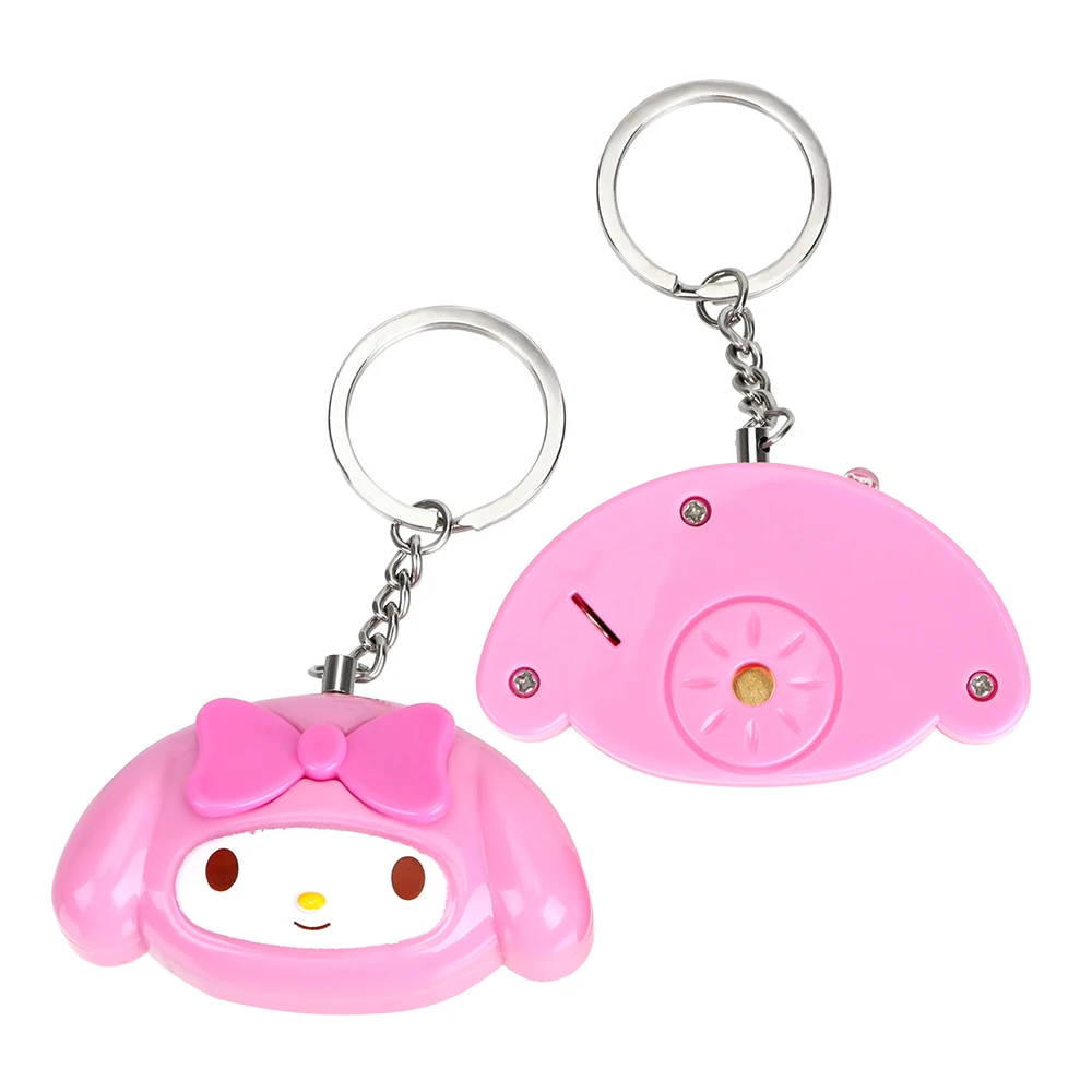 

Keyring Car Styling Cute Girl Women Security Protect Alert Loud Self Defense Alarm Personal Alarm Keychain Car Key Ring