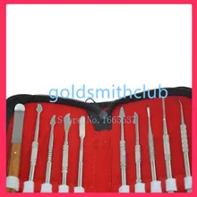 10 шт./пакет ювелирные инструменты из нержавеющей стали воск резьбы Набор, воск набор инструментов для резьбы, ювелирные изделия делая инструменты