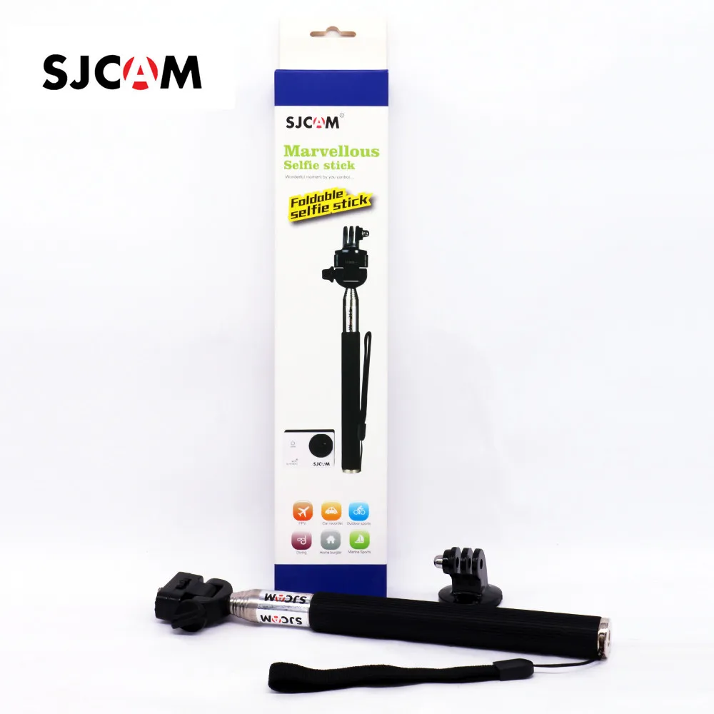 Free Shipping SJCAM Brand Aluminum Selfie Stick Handheld Extendable Monopod For SJCAM SJ4000 WiFi SJ5000 Plus
