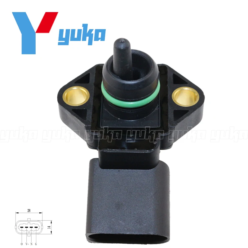 100 Test MAP Sensor Intake Air Boost Pressure Manifold Absolute Druck