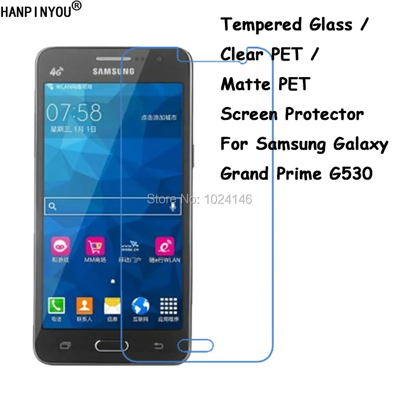 Закаленное Стекло/Clear PET/матовая ПЭТ Экран протектор Защитная пленка для samsung Galaxy