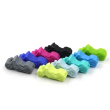 

YUMUZ 2017 New Hot Motorcycle Silicone Beads DIY Teething Chew Necklace Food Grade Baby Christmas Gift 9 colours Jewely Making