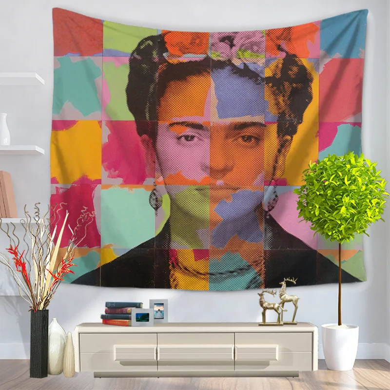 

Cute Oil Printing Wall Art Mandala Wall Hanging Carpet Decor Cloth Tapestries Hangings Home Decor Beach Blanket Teli Da Parete