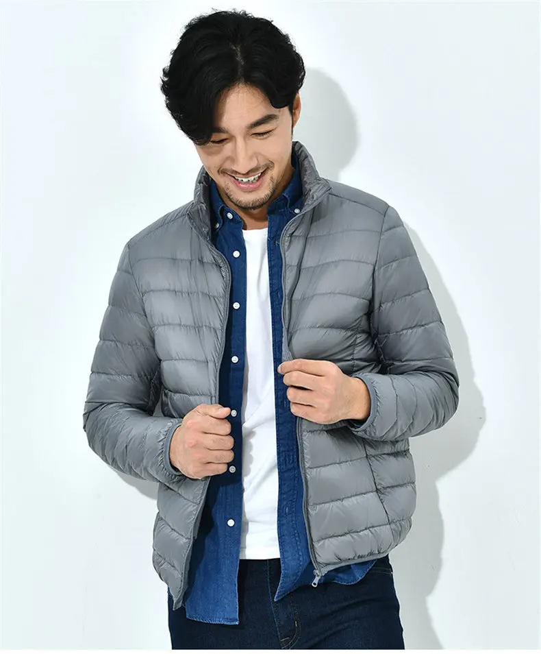 9Colors 90% white duck down jacket men winter ultralight thin male parka coat man brand clothing Muls High quality outwear MD701-20