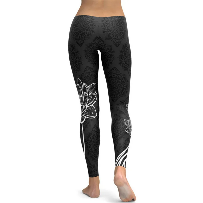Women Yoga Pants Push Up Lotus Workout Leggings Fitness Sports Gym Running Yoga Athletic Pants ropa deportiva mujer gym #2J09 (4)