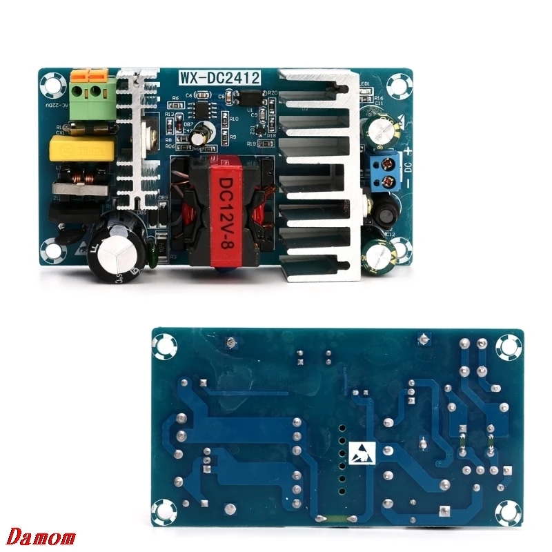 6A-8A 50 Гц/60 Гц блок цепи модуль для 12 в 100 Вт импульсный источник питания AC-DC модуль цепи XK-2412