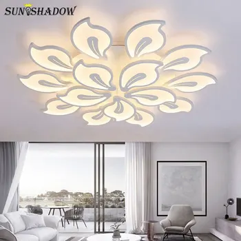 

Black&White Acrylic Modern LED Ceiling Light For Living Room Bedroom Kitchen Lustre Led Chandelier Ceiling Lamp Lighting Fixture