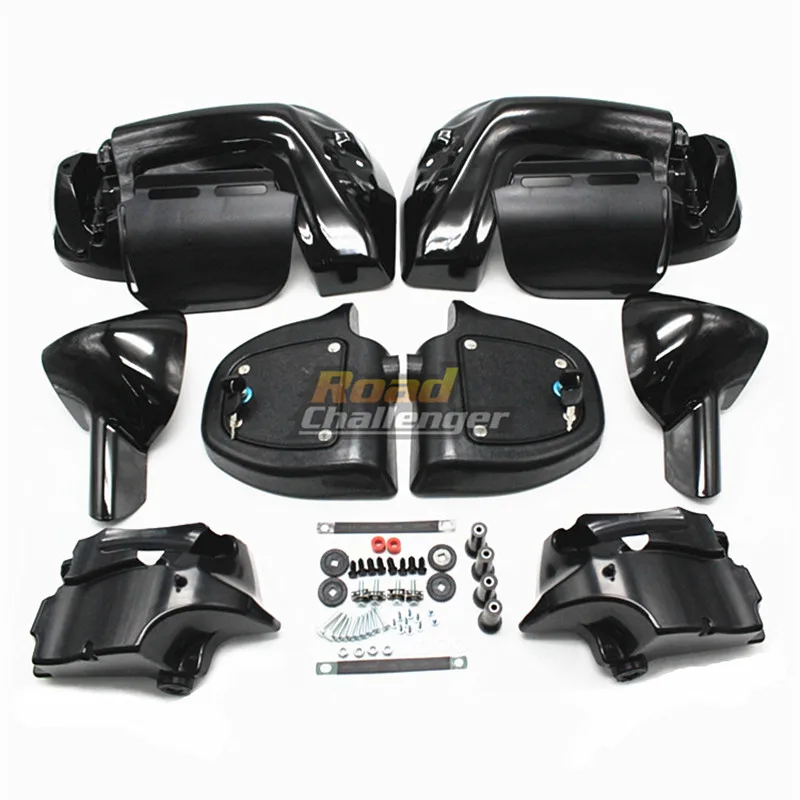 Для Harley Touring модели Street Electra Glide Road King FLT FLHT FLHRC 1983-2013 окрашенный АБС Нижняя нога обтекатель с вентиляционными отверстиями