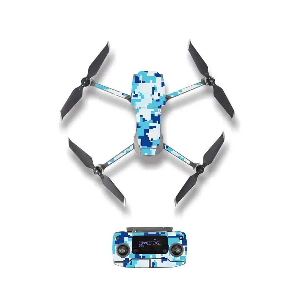 Мозаичная камуфляжная стильная наклейка для DJI Mavic 2 Pro & Zoom Drone Body пульт