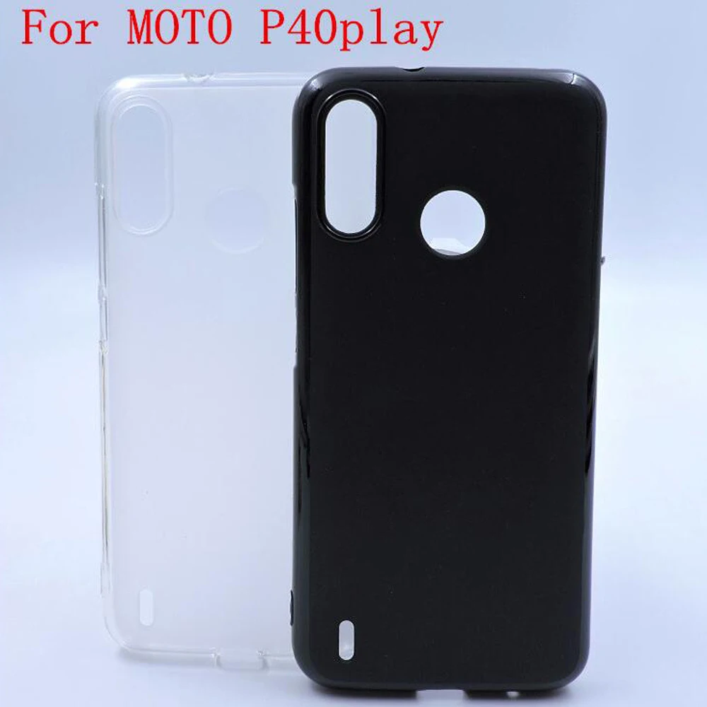 case sFor Moto P40 Play Case Buding TPU Soft Silicone Back Cover One Power 2 For Motorola /One |