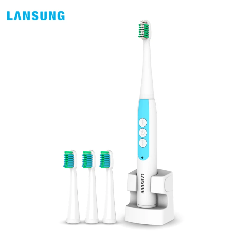 

LANSUNG 2017 New Chargeable Electric Toothbrush Wireless Charge Ultrasonic Sonic Oral Hygiene Dental Care Electric Tooth Brushes