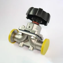 Fit 3/" 19 мм трубы OD х 1,5" Tri Зажим санитарный мембранный клапан SUS 316L нержавеющая сталь для Homebrew пивоварения