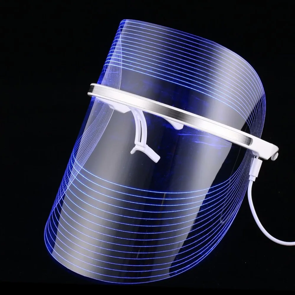 

Photon Therapy LED Facial Mask 2 Colors Blue Red Light Facial Beauty Skin Care Rejuvenation Wrinkle Acne Removal Machine NEWEST