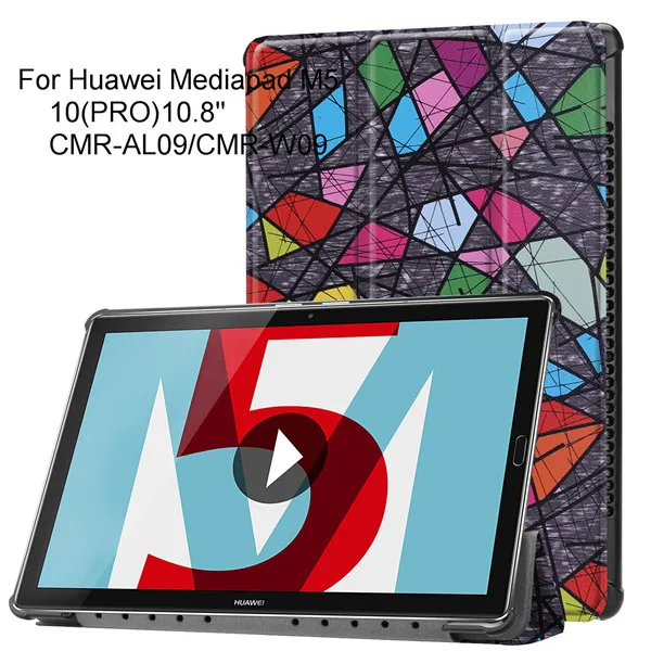 Чехол Funda для huawei mediapad M5 10,8 CMR-AL09/W09 чехол для планшета huawei mediapad M5 10(PRO) защитный чехол+ Бесплатный подарок - Цвет: HWM510 SY JTC