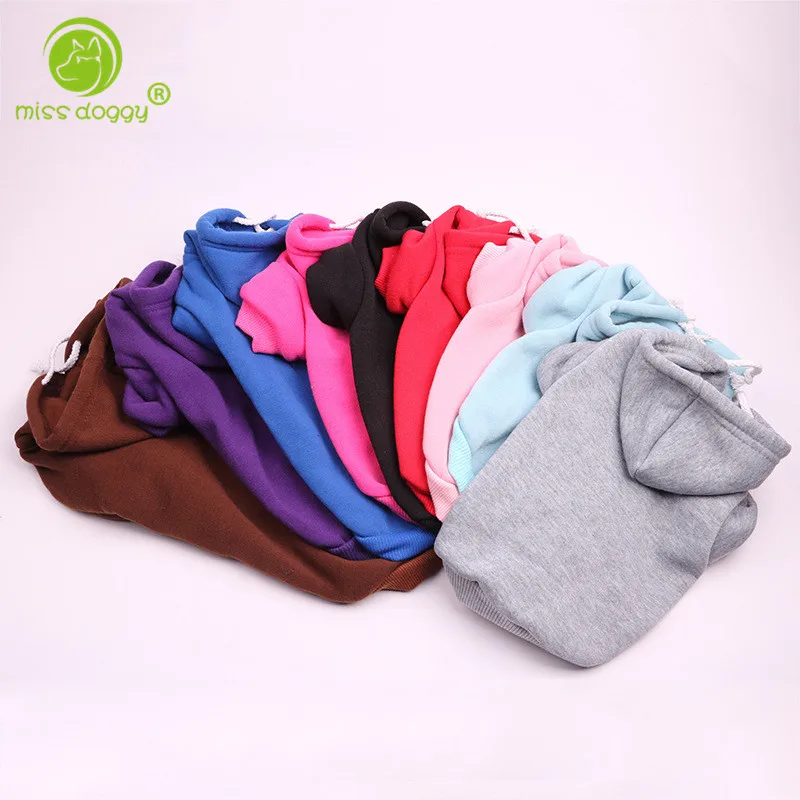 

Blank Designer Dog Hoodie Fashion Puppy Clothes Autumn Winter Elastice Sport Dog Clothing for French Bulldog ropa para perro