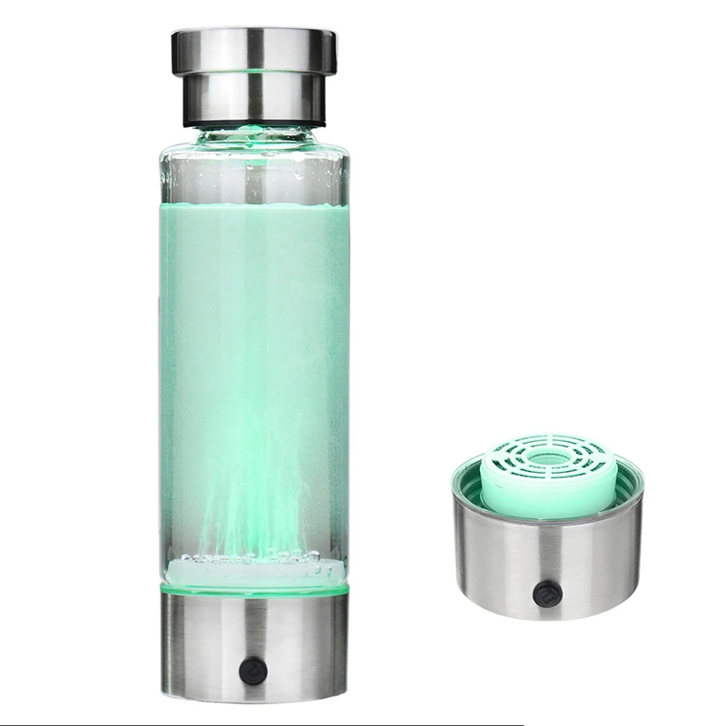  Botella de agua rica en hidrógeno inteligente recargable portátil USB generador de agua de hidrógen