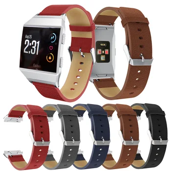 

New Fitness Fitbit Ionic Band Women Breathable Genuine Leather Strap Replacement Accessories Wristband for Fitbit Ionic Men