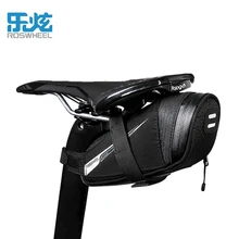 ROSWHEEL Bicycle Saddle Bag Rainproof Nylon Bike Bags Cycling Ring Equipment Storage Organizer Bag Light Rainproof For Bicycle