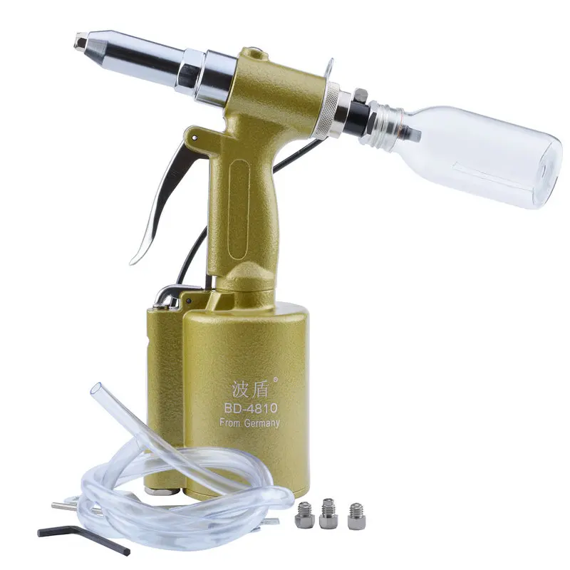 

Self suction pneumatic nail gun pull rivet machine pneumatic riveter riveting machine gun BD4810