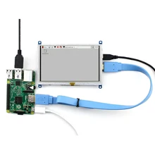 800*480 5 дюймов ЖК HDMI сенсорный экран дисплей модуль TFT ЖК для Raspberry Pi BB Черный Банан Pi/Banana Pro хорошее качество