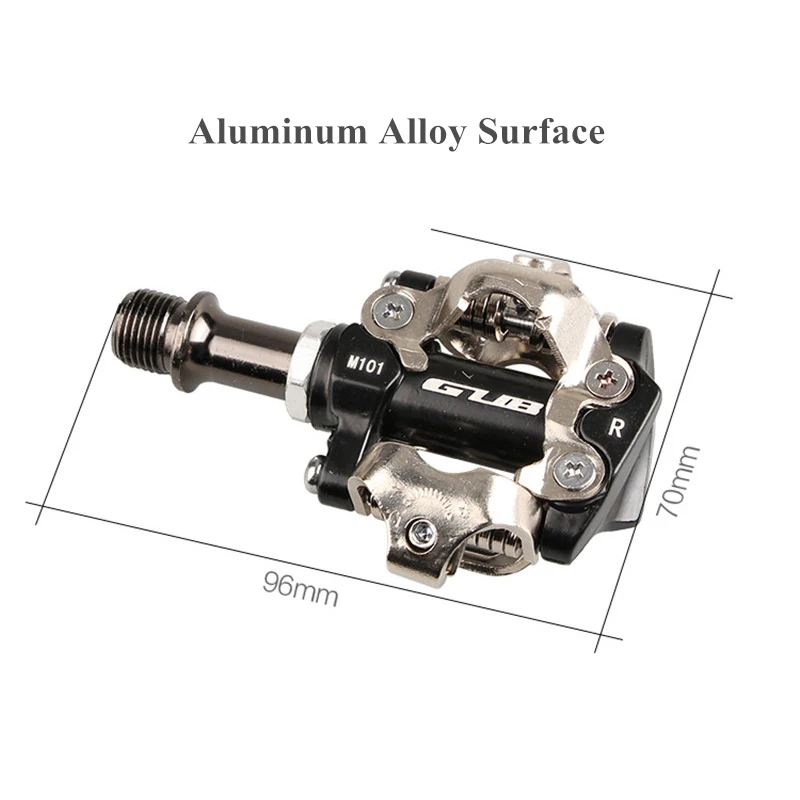 GUB MTB Горный Дорожный Подшипник педали Хром Молибден сталь велосипедный педальный велосипед запчасти самоблокирующийся алюминиевый сплав педали