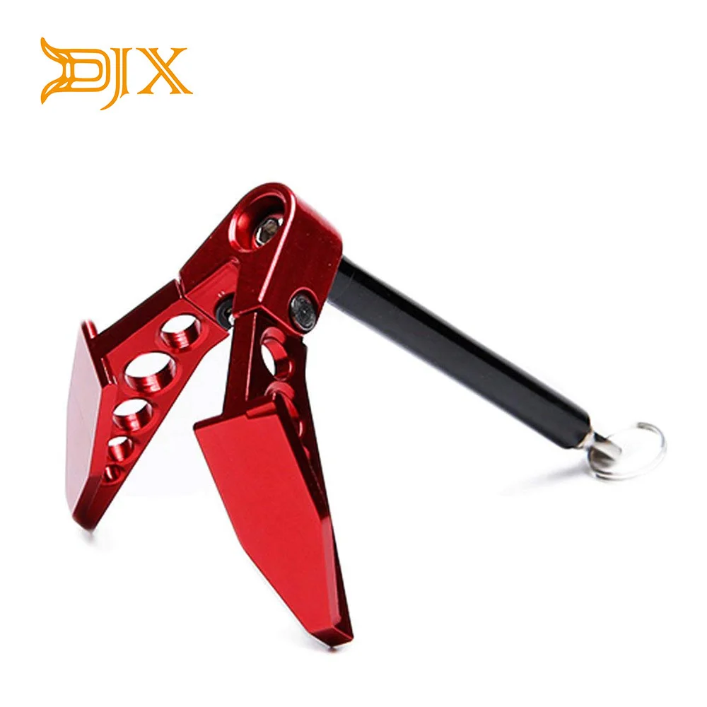 Металлический складной якорь лебедки DJX для гусеничного грузовика 1/10 RC SCX10 D90 Tamiya