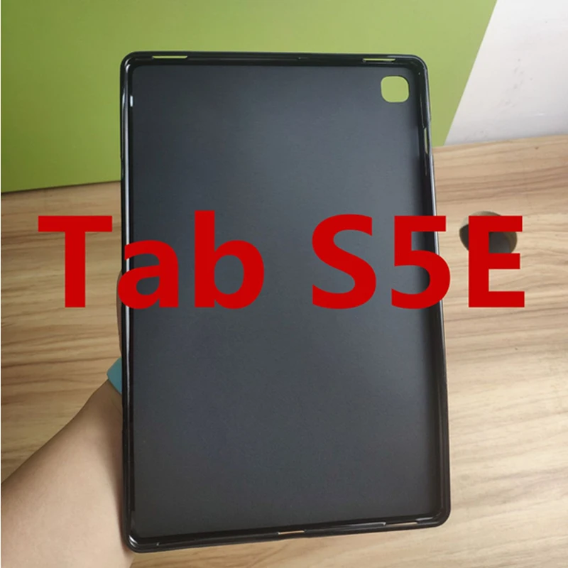 Чехол для Samsung Galaxy Tab S5e 10 5 2019 прозрачная задняя крышка из ТПУ и силикона 5|Чехлы