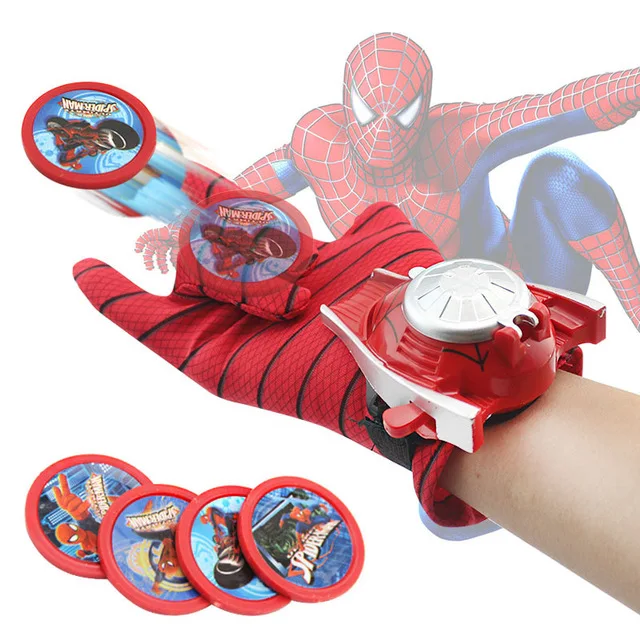 

Super Heroes Glove Laucher Props Spiderman Cosplay Cool Gift Glove Launcher For Kid
