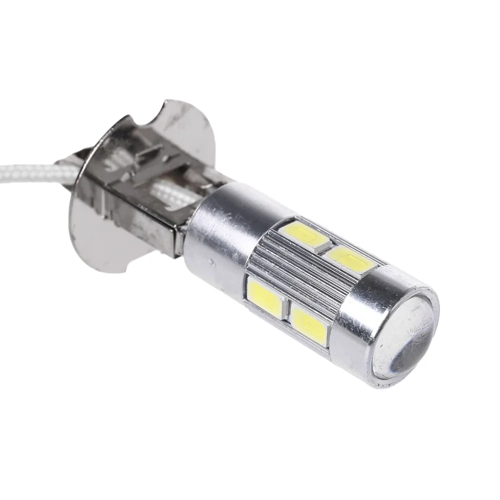 1 шт Высокое качество Алюминий H3 Белый 10 светодиодный 5630 SMD Противотуманные фары