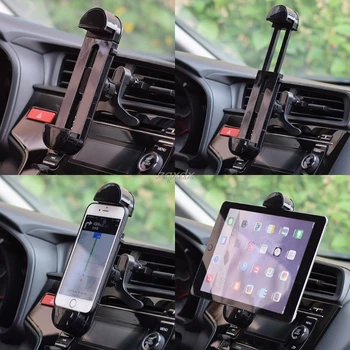 

360 Degree Rotating Car Air Vent Mount Holder Stand For 3.5-11inch Phone Tablet PC GPS Drop ship