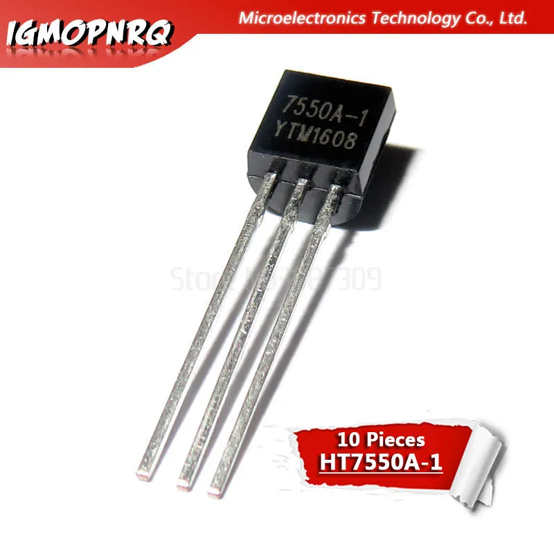 10pcs/lot HT7550 HT7550A-1 7550-1 SMD SOT89 low dropout voltage regulator circuit three-terminal new | Электронные компоненты и