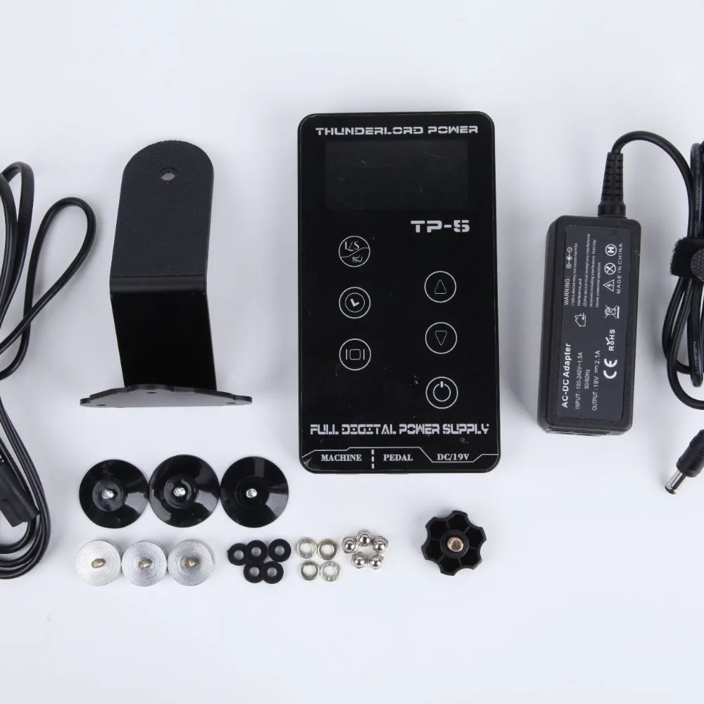 

Tattoo Power Supply HP-2 HURRICAN UPGRADE Touch Screen TP-5 Intelligent Digital LCD Makeup Dual Tattoo Power Supplies Kits