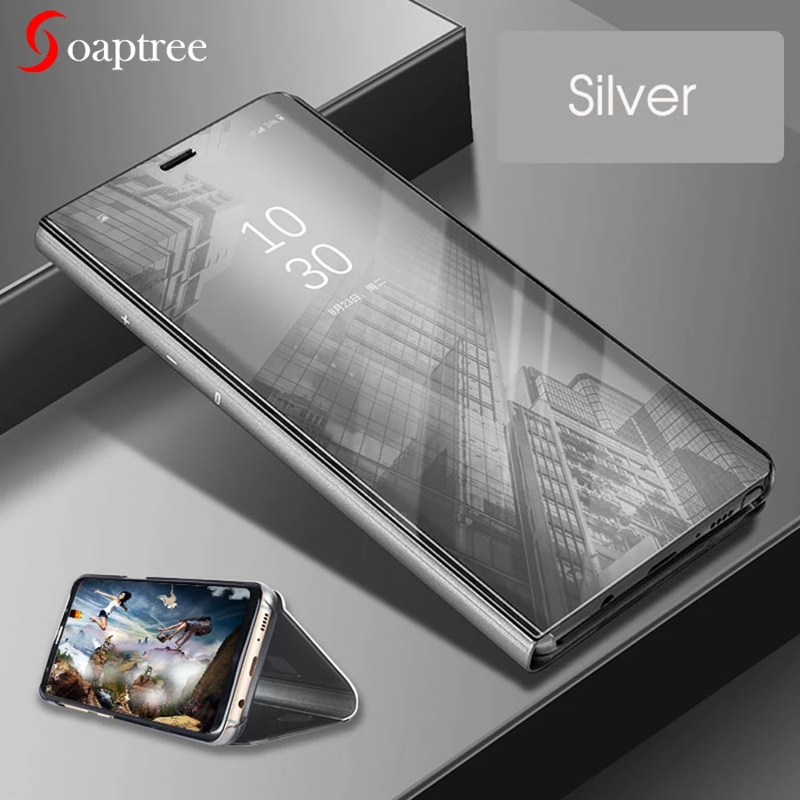

Smart Mirror Leather Cases For Xiaomi Pocophone F1 Mi A2 8 Lite 8X 5C 6 6X Case For Xiaomi Mi MAX 3 Mix 2 3 Note 3 Flip Cover