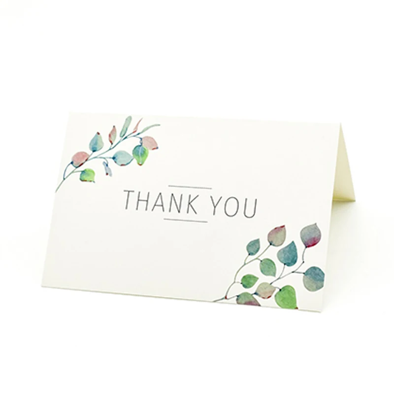 

Thank You Cards: 36 Assorted Boxed Pack - Elegant Floral Green & Black & White Card Designs: Bulk Note Box for Graduation
