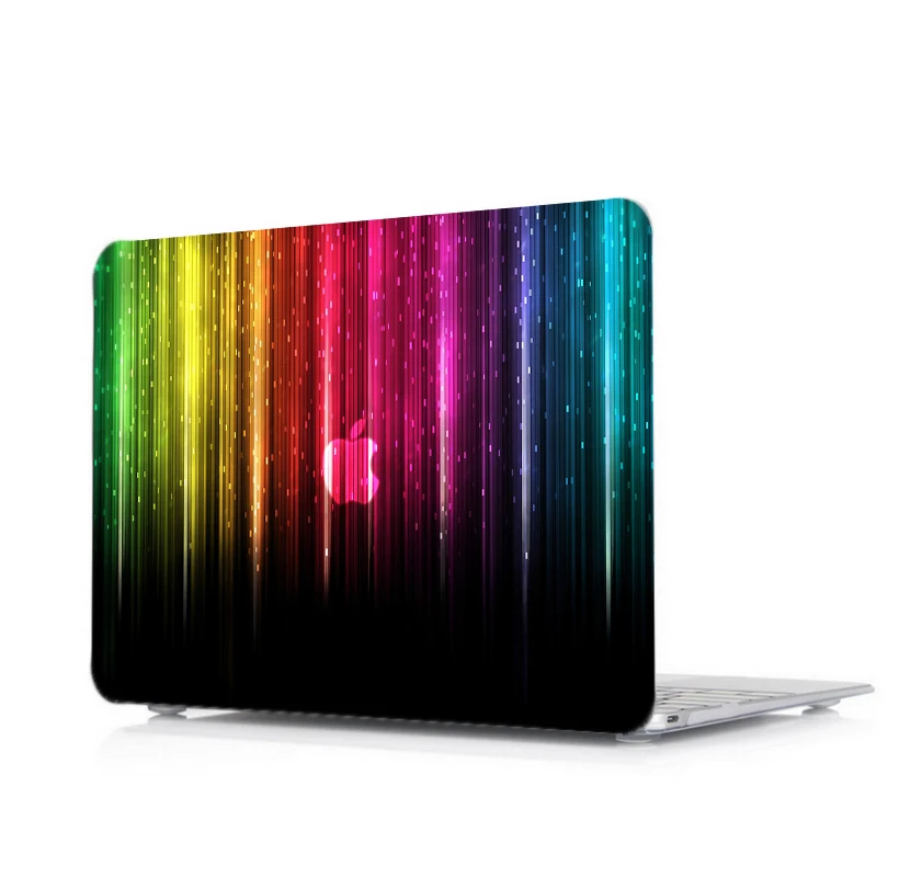 Защитный жесткий чехол-клавиатура для ноутбука с принтом для Apple Macbook Air Pro retina Touch Bar& ID 11 12 13 15"