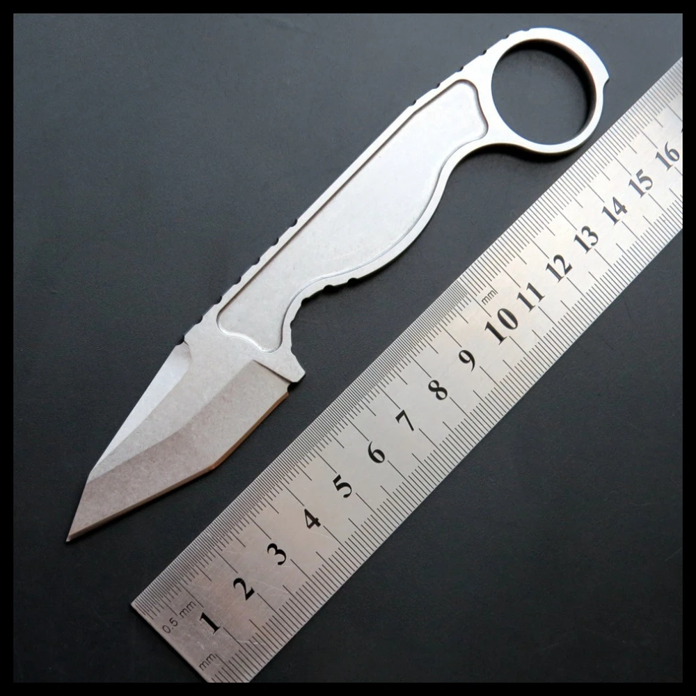 

ZZSQ C1101 Straight Knife stone-Wash Surface Blade ANT D2 steel tool Hunting Knife Outdoor Camping EDC knife