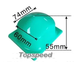 Almofada de Borracha de Silicone para Tampografia Impressora da Almofada Base de Madeira Cabeça Máquina 74x60mm