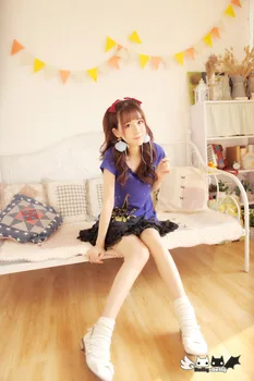 

Princess sweet lolita shirt Cinderella castle soft sister harajuku fairy tale t-shirts Dolley-0033