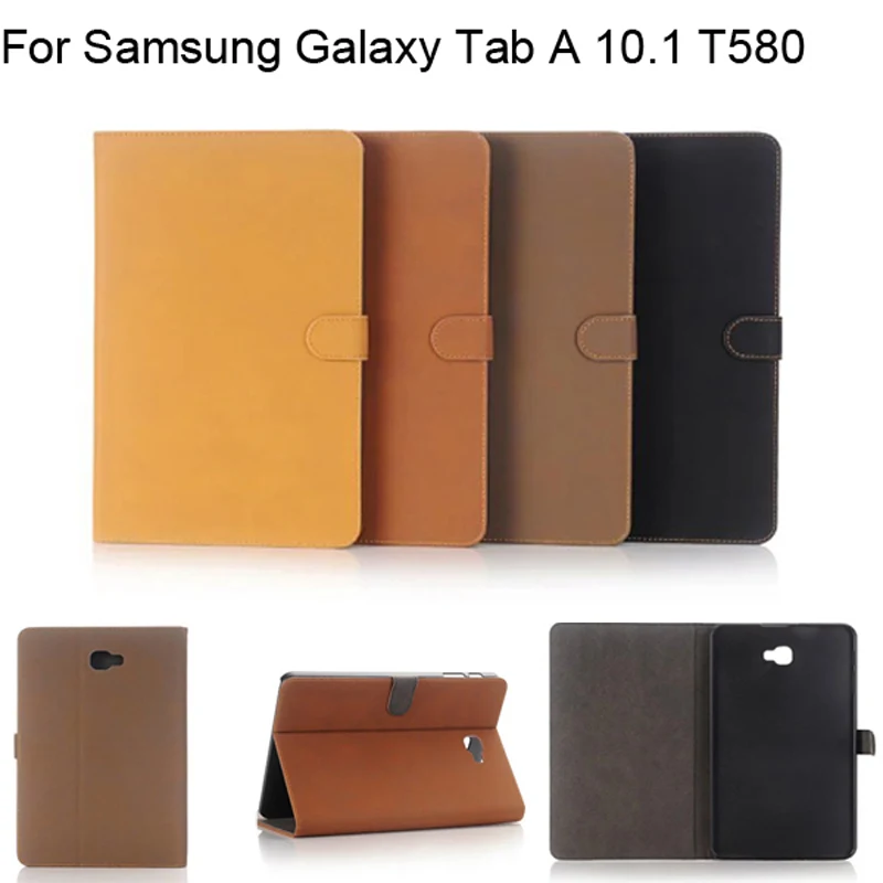 Кожаный чехол с поворотом на 360 градусов для samsung Galaxy Tab A A6 10,1 T580 T585, защитный чехол для планшета