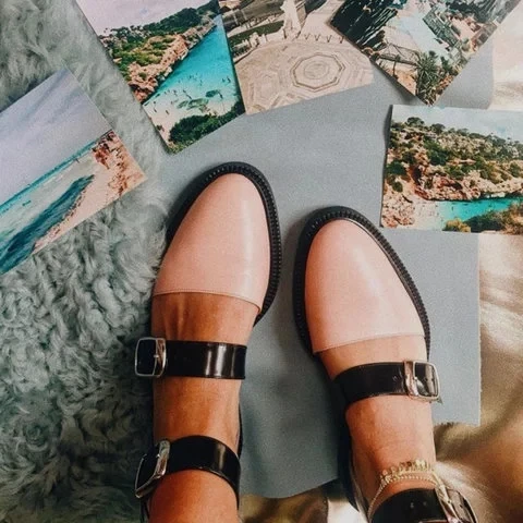 Sandálias das Mulheres Novas do Sexo Sapatos de Verão Feminino Mulher Fivela Sandálias Cinta Sandálias Confortáveis Senhoras Slip on Plana
