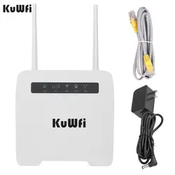 KuWfi 4 г LTE маршрутизатор 150 Мбит/с беспроводной роутер CPE 3g/4 г sim-карта Wi-Fi маршрутизатор Поддержка 4 г к проводной сети до 32 Wi-Fi устройств