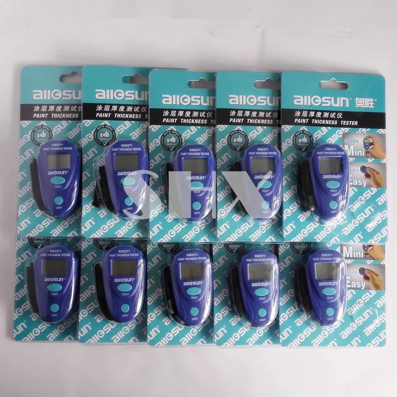 

All-sun EM2271 Digital Thickness Gauge Coating Meter Car Auto Thickness Meter Thickness Tester with English and Russian Manual