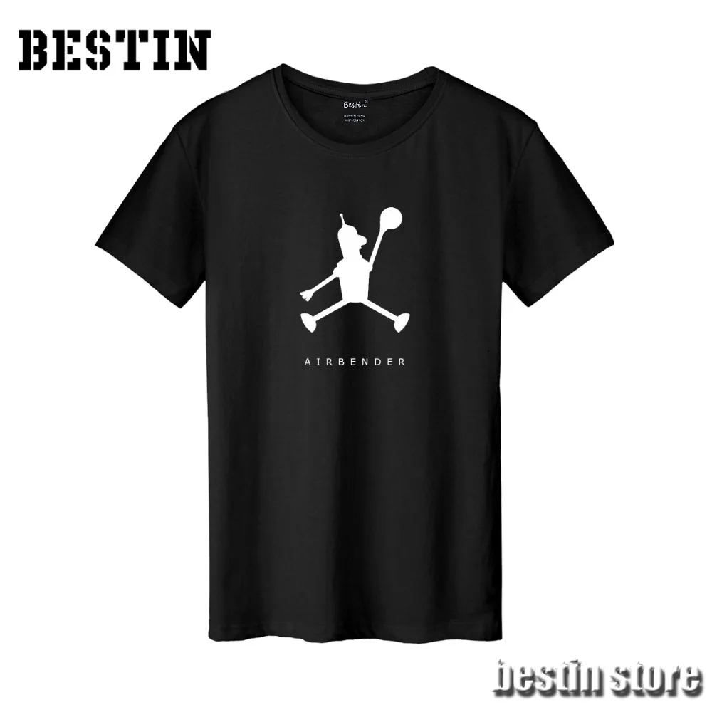 Bestin/новая хлопковая Футболка с рисунком Футурама Бендер