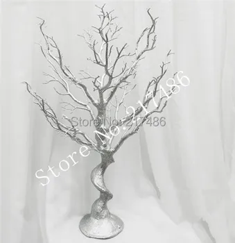 

wedding table sliver tree centerpiece for wedding decoration